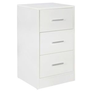 MID.YOU NOČNÍ STOLEK, bílá, 37/68/35 cm obraz