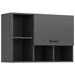 MID.YOU ZÁVĚSNÁ SKŘÍŇKA, antracitová, antracitová, 95/64/34 cm obraz