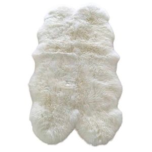 OVČÍ KOŽEŠINA, 105/180 cm, bílá obraz