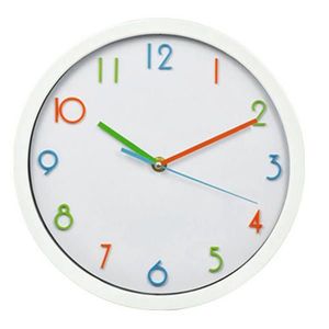 Ambia Home NÁSTĚNNÉ HODINY modrá, zelená, červená, bílá 25, 4 cm obraz