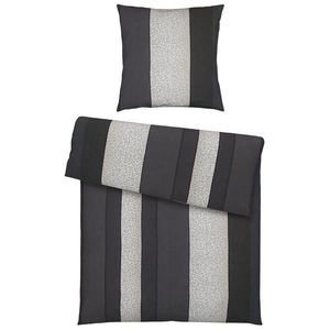 Dieter Knoll POVLEČENÍ, satén, antracitová, 135/200 cm obraz