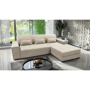 MID.YOU ROHOVÁ SEDAČKA, textil, béžová obraz