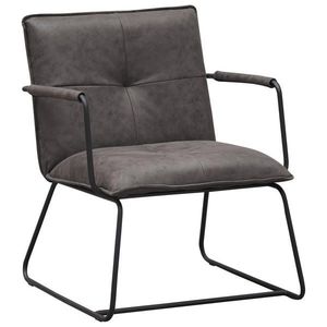 MID.YOU KŘESLO, kov, textil, antracitová obraz