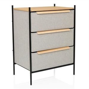 MID.YOU KOMODA, šedohnědá, 58/79/39 cm obraz