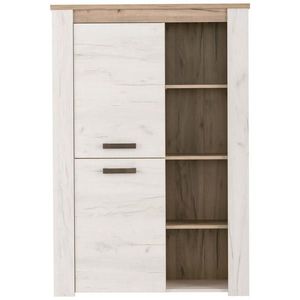 Ti'me KOMODA, barvy dubu, barvy stříbrného dubu, 99, 5/146, 5/36, 5 cm obraz