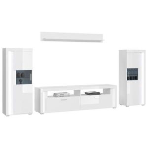 MID.YOU OBÝVACÍ STĚNA, vysoce lesklá bílá obraz