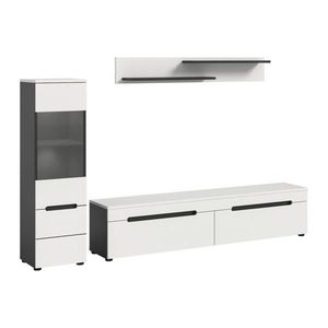 Livetastic OBÝVACÍ STĚNA, bílá obraz