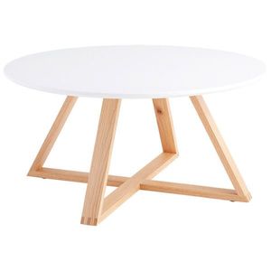 MID.YOU KONFERENČNÍ STOLEK, dub, bílá, barvy dubu obraz