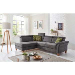 Sit & More ROHOVÁ SEDAČKA, textil, antracitová obraz