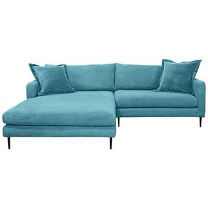 P & B ROHOVÁ SEDAČKA, textil, světle modrá obraz