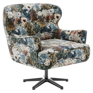 Sit & More KŘESLO, textil, modrá, růžová, béžová obraz