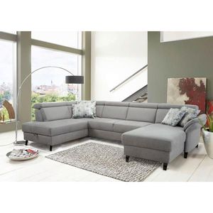 Sit & More SEDACÍ SOUPRAVA, textil, světle šedá obraz