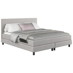 MID.YOU AMERICKÁ POSTEL, 140/200 cm, světle šedá obraz