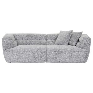 Carryhome POHOVKA BIG SOFA, textil, černá, bílá obraz