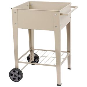 TRUHLÍK NA KVĚTINY kov, plast, obraz