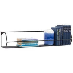 Landscape NÁSTĚNNÝ REGÁL, černá obraz