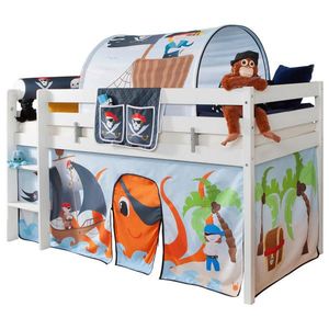 MID.YOU VYSOKÁ POSTEL, 90/200 cm, bílá obraz