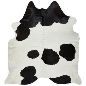 Linea Natura HOVĚZÍ KOŽEŠINA, 160/250 cm, vícebarevná, černá obraz