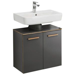 Xora SKŘÍŇKA POD UMYVADLO, šedá obraz