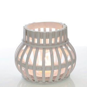 STOJAN NA SVÍČKU dřevo, sklo obraz