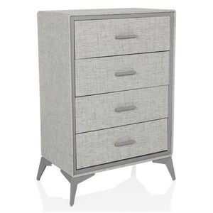 MID.YOU KOMODA, šedá, 60/90/35, 5 cm obraz