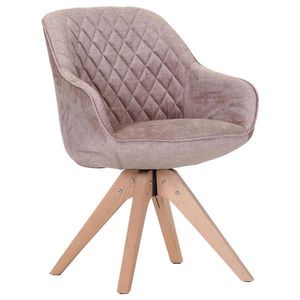 Landscape ŽIDLE S PODRUČKAMI, plochá tkanina, barvy dubu, světle hnědá obraz