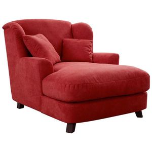 Sit & More XXL KŘESLO, textil, kompozitní dřevo, červená obraz