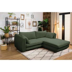 MID.YOU ROHOVÁ SEDAČKA, textil, zelená obraz