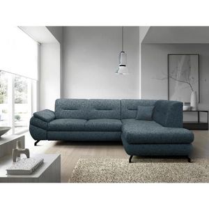 MID.YOU ROHOVÁ SEDAČKA, textil, modrá obraz