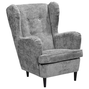 MID.YOU KŘESLO UŠÁK, textil, šedá obraz