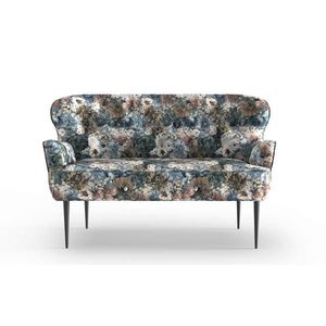 Sit & More POHOVKA, textil, modrá, růžová, béžová obraz