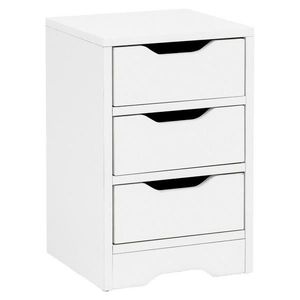 MID.YOU NOČNÍ STOLEK, bílá, 31/49/31 cm obraz