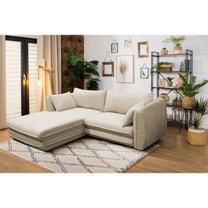 MID.YOU ROHOVÁ SEDAČKA, textil, béžová obraz