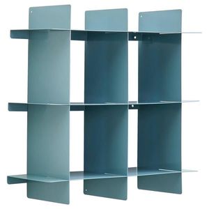 Landscape NÁSTĚNNÝ REGÁL, zelená, 40/40/15 cm obraz