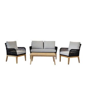 Acamp ZAHRADNÍ SEDACÍ SOUPRAVA dřevo, textil obraz