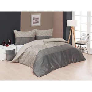 Matejovsky POVLEČENÍ, renforcé, šedavě hnědá, 140/200 cm obraz