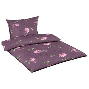 Fleuresse POVLEČENÍ, makosatén, bílá, tmavě zelená, magenta, světle fialová, šalvějově zelená, 140/200 cm obraz