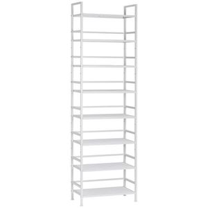 PBJ REGÁL NA BOTY, bílá, 59/196/30 cm obraz