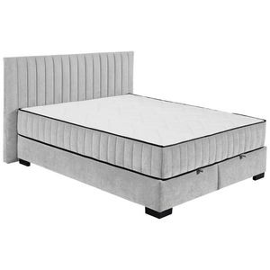 MID.YOU AMERICKÁ POSTEL, 160/200 cm, světle šedá obraz