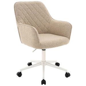 Xora OTOČNÁ ŽIDLE, tkaná látka, přírodní barvy, bílá obraz