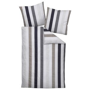 Janine POVLEČENÍ, makosatén, šedá, 135/200 cm obraz