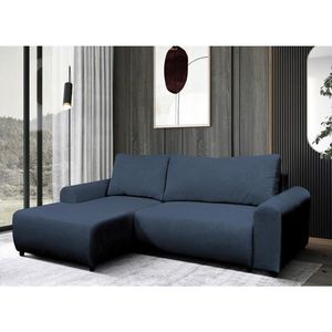 MID.YOU ROHOVÁ SEDAČKA, textil, tmavě modrá obraz