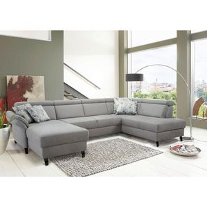 Sit & More SEDACÍ SOUPRAVA, textil, světle šedá obraz