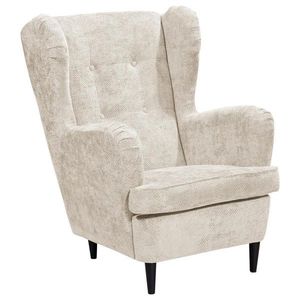 MID.YOU KŘESLO UŠÁK, textil, béžová obraz