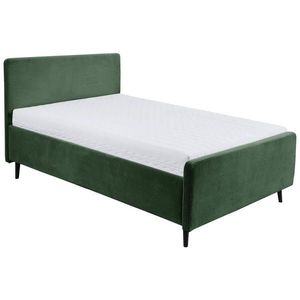 MID.YOU ČALOUNĚNÁ POSTEL, 140/200 cm olivově zelená obraz