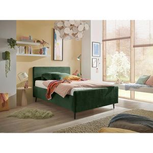 MID.YOU ČALOUNĚNÁ POSTEL, 120/200 cm olivově zelená obraz