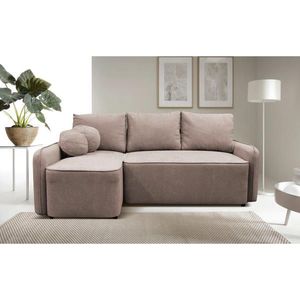 MID.YOU ROHOVÁ SEDAČKA, textil, růžová obraz