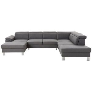 Xora SEDACÍ SOUPRAVA, textil, šedá obraz