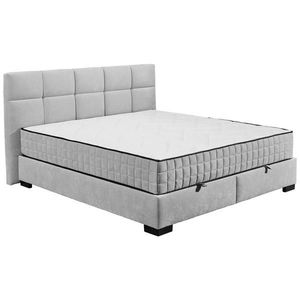 MID.YOU AMERICKÁ POSTEL, 180/200 cm, světle šedá obraz