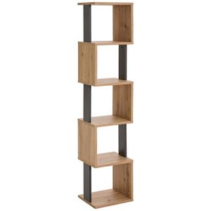 Xora REGÁL, antracitová, dub artisan, 35/161/30 cm obraz